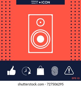 Audio speaker icon