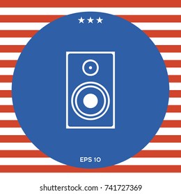 Audio speaker icon