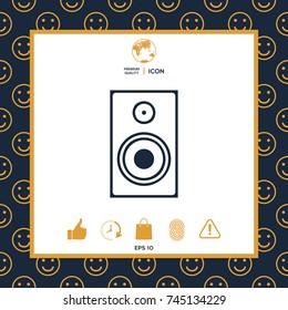 Audio speaker icon