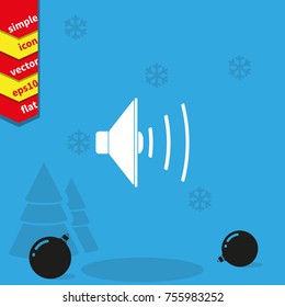 Audio speaker icon.