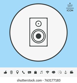 Audio speaker icon