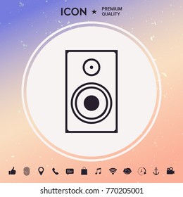 Audio speaker icon
