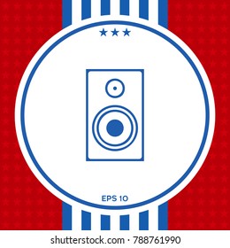 Audio speaker icon