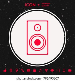 Audio speaker icon