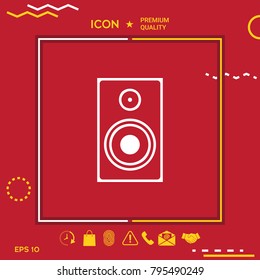 Audio speaker icon