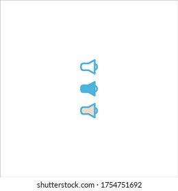 audio speaker icon flat vector logo design trendy illustration signage symbol graphic simple