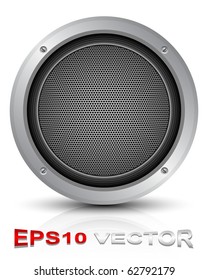Audio speaker icon, vector