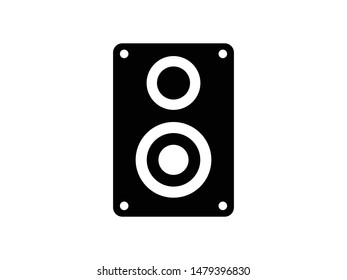 Audio speaker icon. Vector illustration EPS10. Music concept