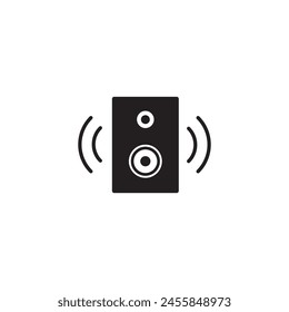 audio speaker icon vector ilustration logo design