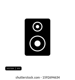 Audio Speaker Icon Vector - Sign or Symbol