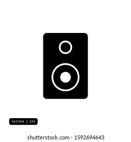 Audio Speaker Icon Vector - Sign or Symbol