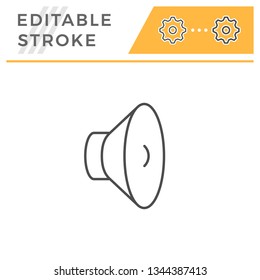 Audio speaker line icon
