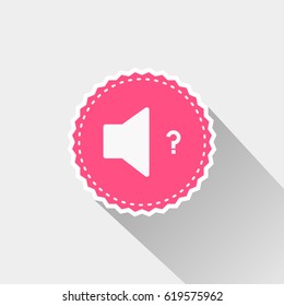 audio speaker with long shadow