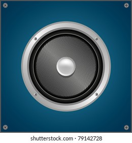 Audio speaker vector.