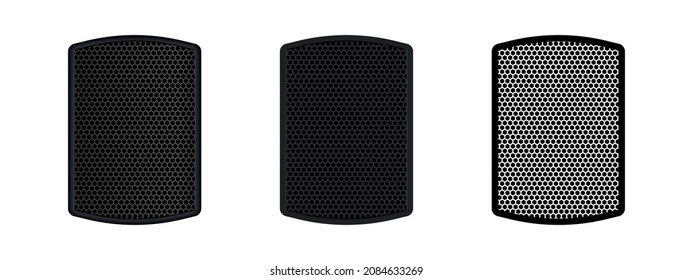 Audio speaker vector design illustration isolated on white background. Vector illustration.