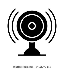 Audio speaker vector design in in modern and trendy style