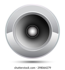 Audio speaker, vector illustration