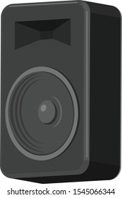 Audio speaker vector illustration icon