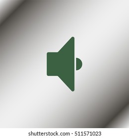Audio speaker volume.