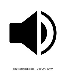 Audio speaker volume icon symbol. vector illustration