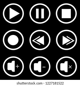 audio speaker volume icons