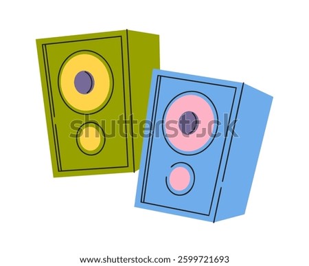 Audio speakers computer acoustic system