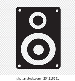 Audio speakers icon