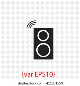 Audio speakers icon.