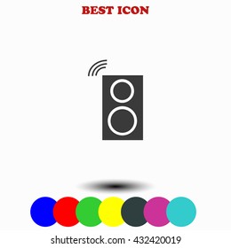 Audio speakers icon.