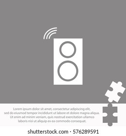 Audio speakers  icon Vector design.
