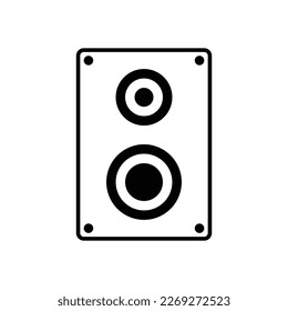 audio speakers icon, audio vector, speakers illustration