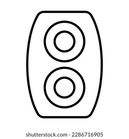 audio speakers icon, audio vector, speakers illustration