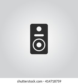 Audio speakers vector icon