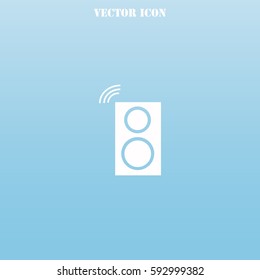 Audio speakers vector  icon.
