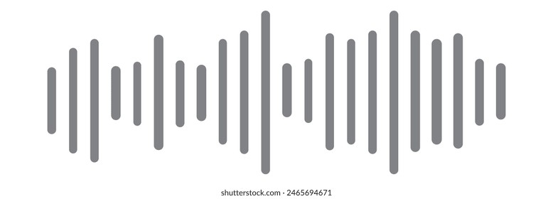 Audio spectrum design vector illustration.