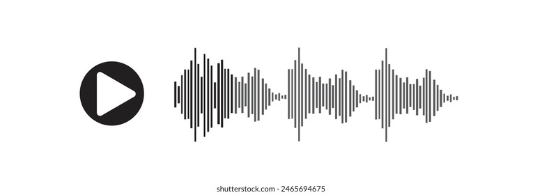 Audio spectrum design vector illustration.