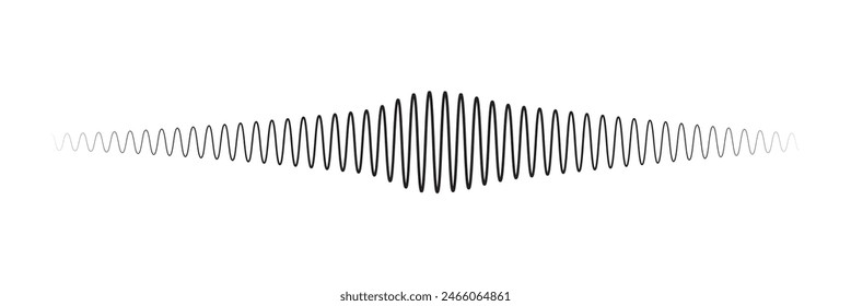 Audio-Spektrum-Design-Vektorillustration.