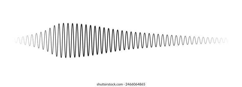 Audio-Spektrum-Design-Vektorillustration.