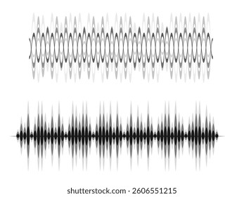 Audio spectrum design vector illustration.
