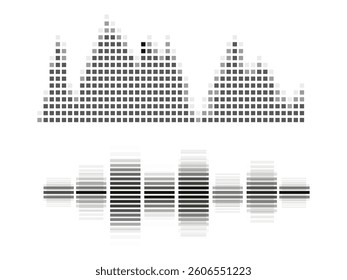 Audio spectrum design vector illustration.