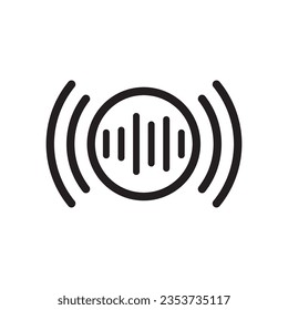 Audio streaming icon vector design illustration