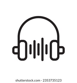 Audio streaming icon vector design illustration