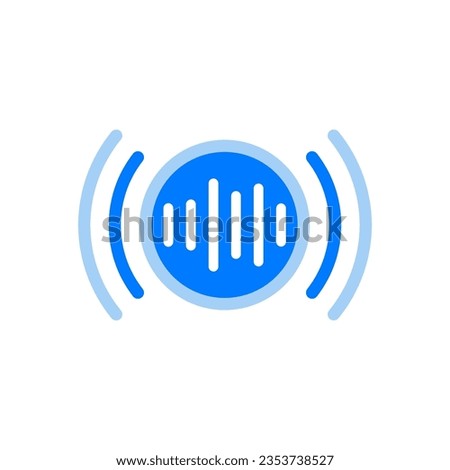 Audio streaming icon vector design illustration