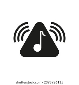 Audio streaming icon. Vector illustration. EPS 10.
