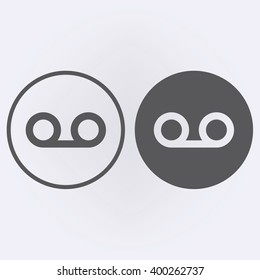 Audio Tape icon . Vector illustration