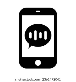Icono De Glifo Vector De Audio Para Uso Personal Y Comercial.
