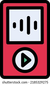 ilustración de audio Vector en un fondo transparente.Símbolos de calidad superior.Iconos vectores de trazo para el diseño de conceptos y gráficos.