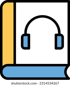 ilustración de audio Vector en un fondo transparente. Símbolos de calidad superior. Iconos vectoriales de color de línea para el concepto y el diseño gráfico.