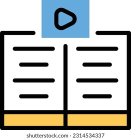ilustración de audio Vector en un fondo transparente. Símbolos de calidad superior. Iconos vectoriales de color de línea para el concepto y el diseño gráfico.