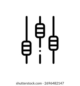 Audio vector illustration of sound equalizer bars, perfect for music, podcast, and media production themes